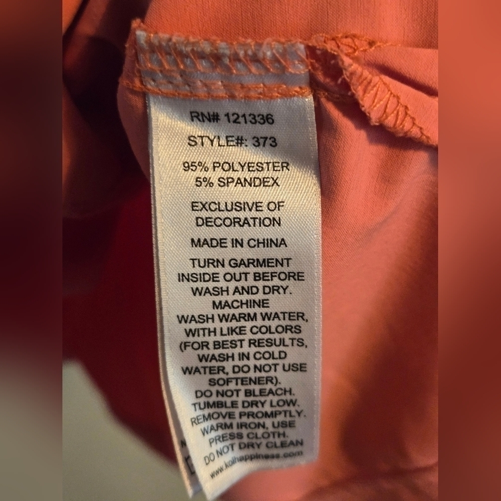 NWOT | Koi Basics | Women's Becca 4-Pocket STRETCH V-Neck Scrub Top | Large - Picture 11 of 12